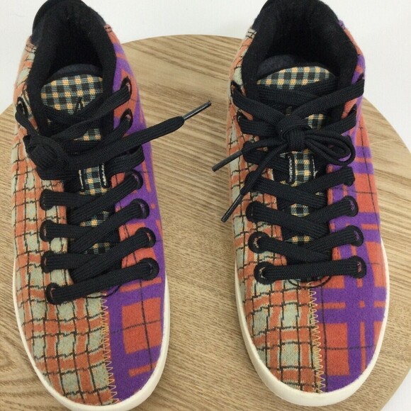 Allbirds Womens Wool Piper Mid Split Tartan Limited Edition Sneaker Shoes Size 7 - Picture 5 of 10